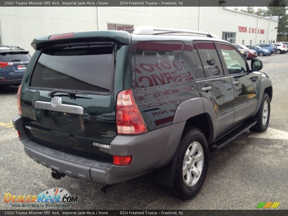 2003 Toyota 4Runner SR5 4x4 Imperial Jade Mica / Stone Photo #6