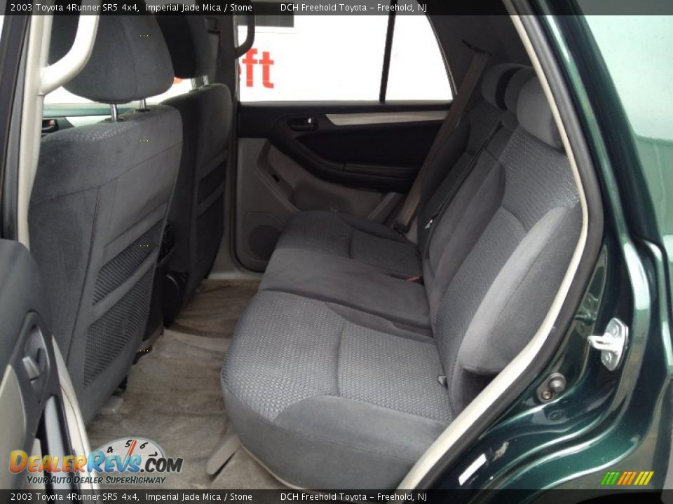 2003 Toyota 4Runner SR5 4x4 Imperial Jade Mica / Stone Photo #10