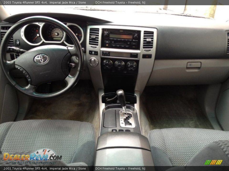 2003 Toyota 4Runner SR5 4x4 Imperial Jade Mica / Stone Photo #12