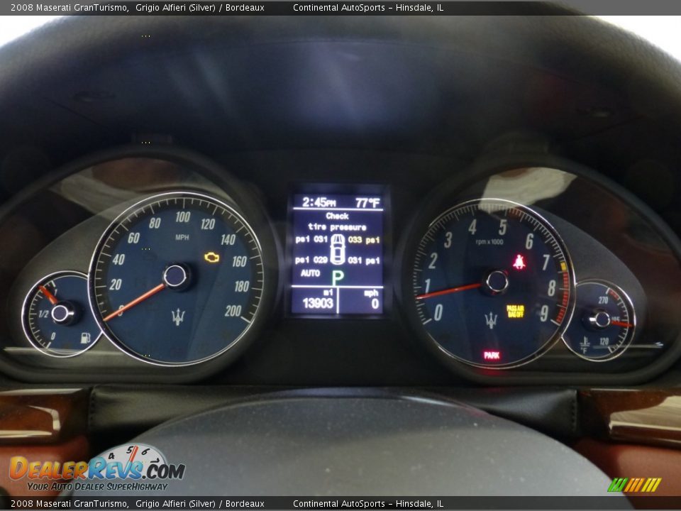 2008 Maserati GranTurismo  Gauges Photo #18