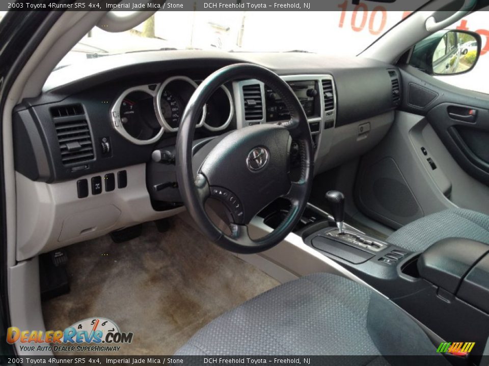 2003 Toyota 4Runner SR5 4x4 Imperial Jade Mica / Stone Photo #14