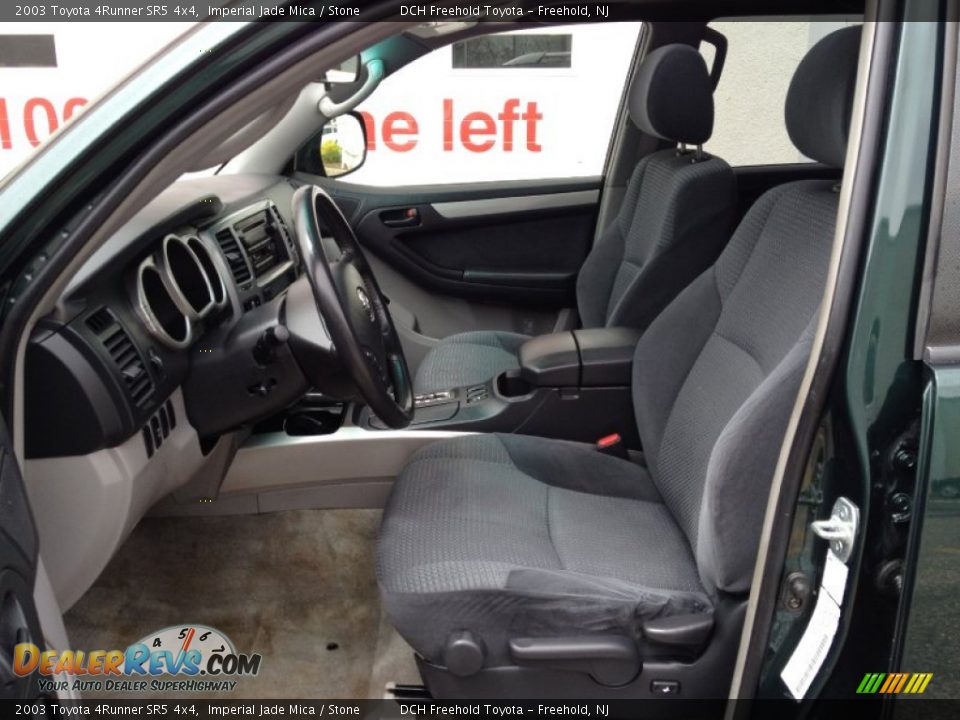 2003 Toyota 4Runner SR5 4x4 Imperial Jade Mica / Stone Photo #15
