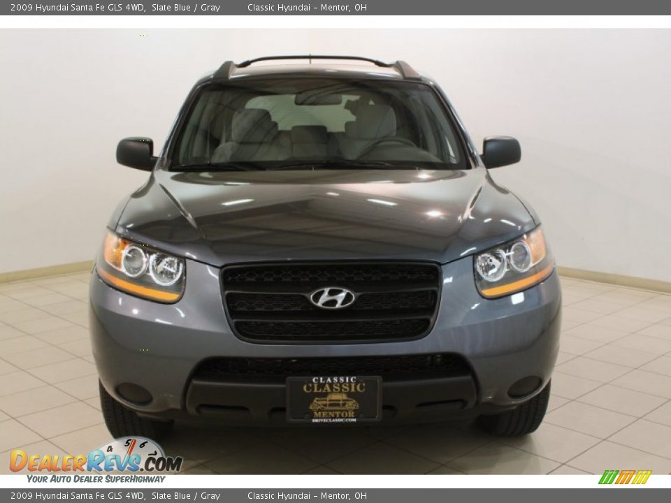2009 Hyundai Santa Fe GLS 4WD Slate Blue / Gray Photo #2