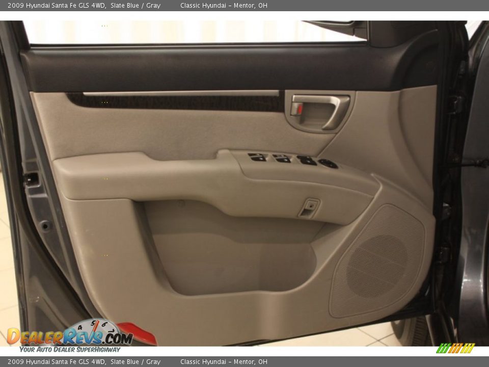 2009 Hyundai Santa Fe GLS 4WD Slate Blue / Gray Photo #4