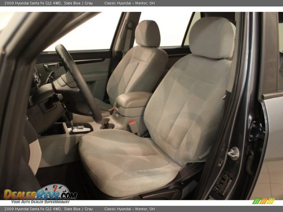 2009 Hyundai Santa Fe GLS 4WD Slate Blue / Gray Photo #5