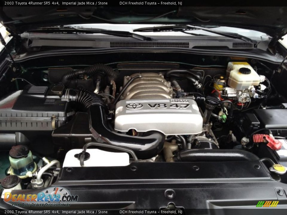 2003 Toyota 4Runner SR5 4x4 Imperial Jade Mica / Stone Photo #28