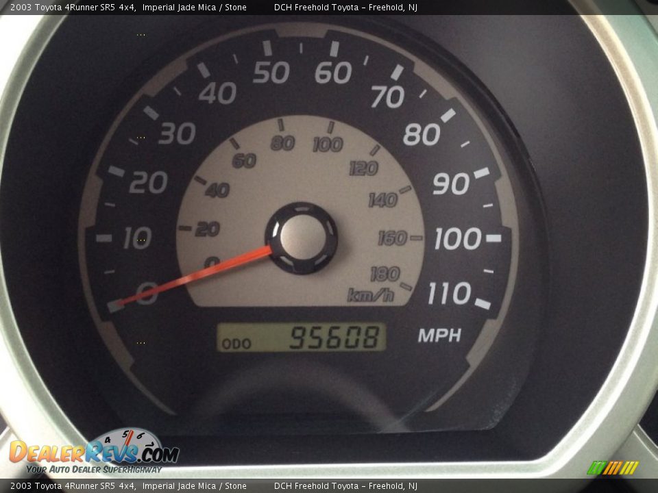 2003 Toyota 4Runner SR5 4x4 Imperial Jade Mica / Stone Photo #29