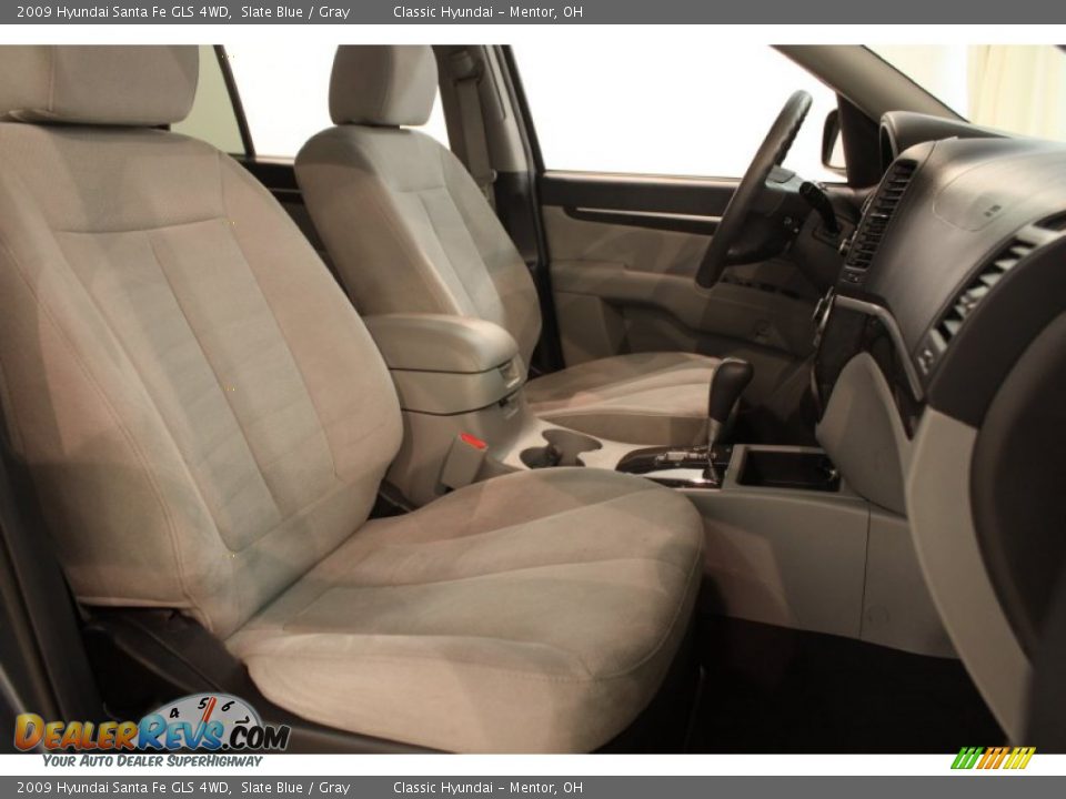 2009 Hyundai Santa Fe GLS 4WD Slate Blue / Gray Photo #10