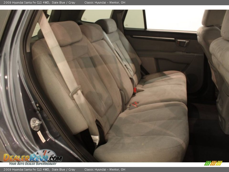 2009 Hyundai Santa Fe GLS 4WD Slate Blue / Gray Photo #11