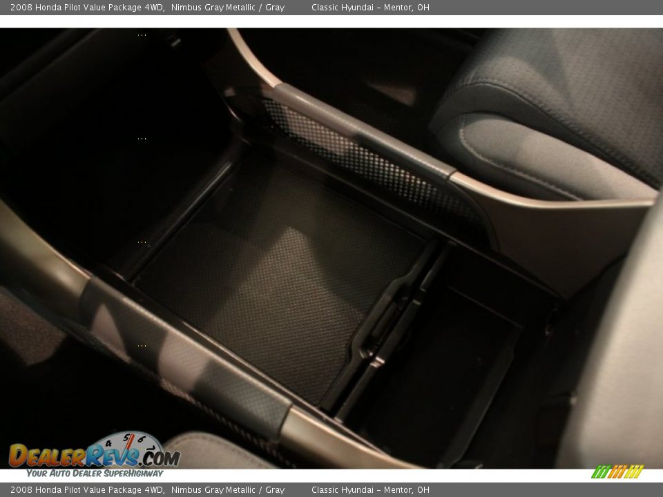 2008 Honda Pilot Value Package 4WD Nimbus Gray Metallic / Gray Photo #9