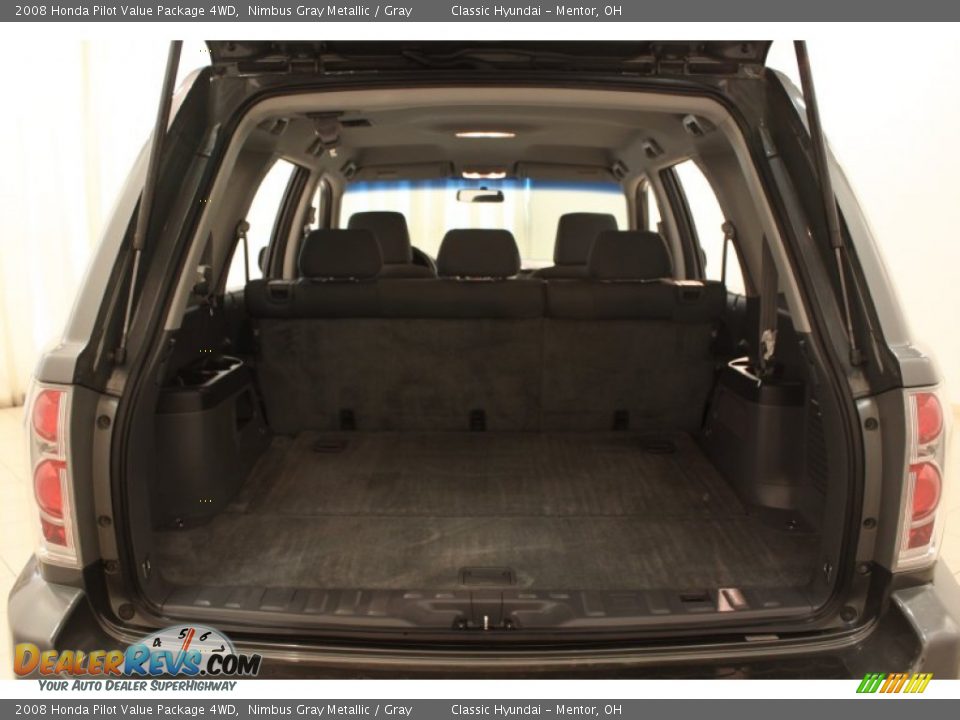 2008 Honda Pilot Value Package 4WD Nimbus Gray Metallic / Gray Photo #14