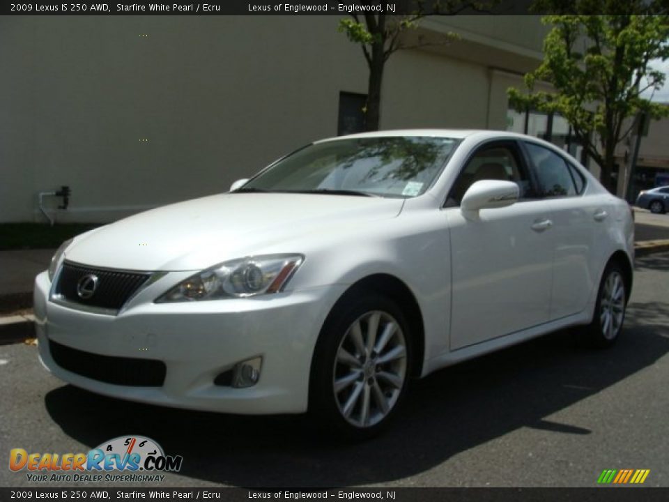 2009 Lexus IS 250 AWD Starfire White Pearl / Ecru Photo #1