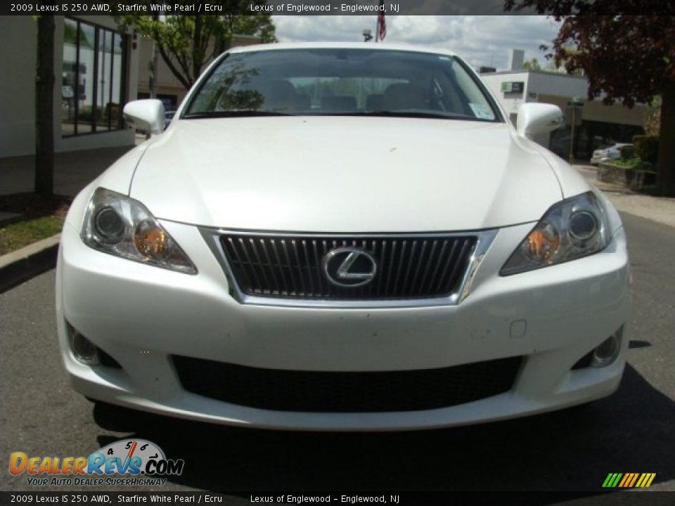 2009 Lexus IS 250 AWD Starfire White Pearl / Ecru Photo #2
