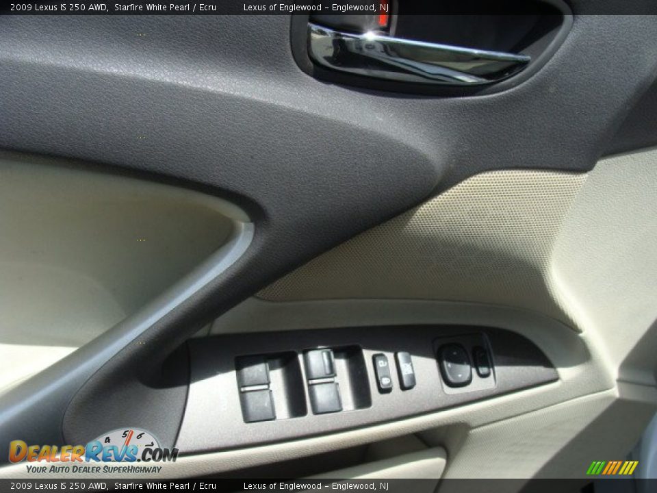 2009 Lexus IS 250 AWD Starfire White Pearl / Ecru Photo #8