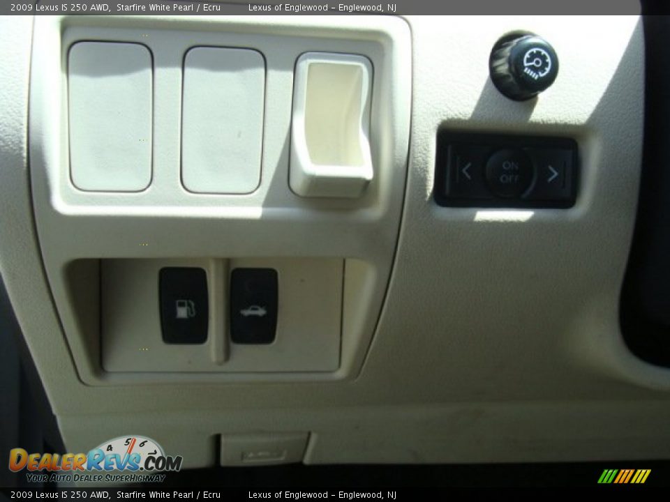 2009 Lexus IS 250 AWD Starfire White Pearl / Ecru Photo #12