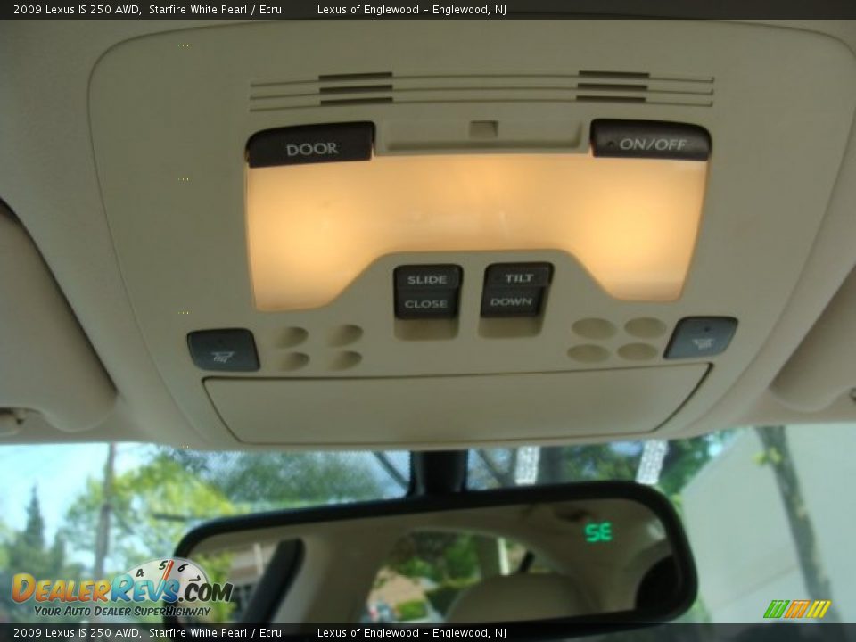 2009 Lexus IS 250 AWD Starfire White Pearl / Ecru Photo #19