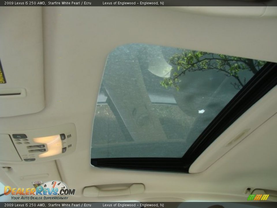 2009 Lexus IS 250 AWD Starfire White Pearl / Ecru Photo #20