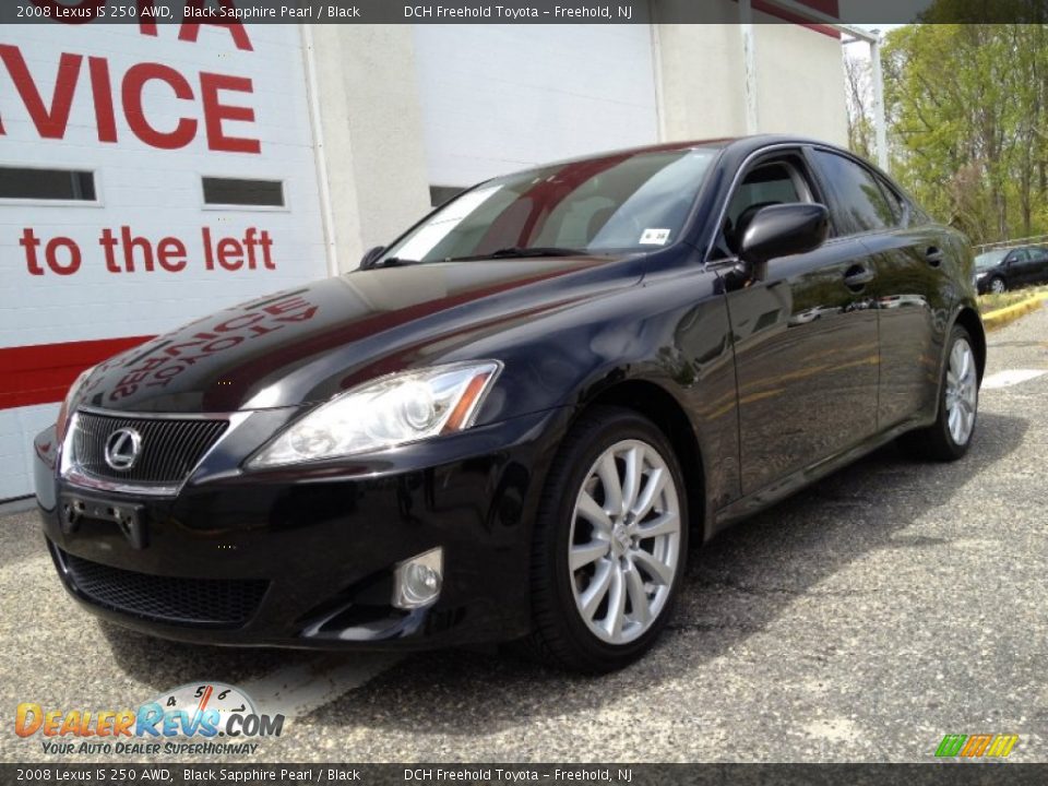 2008 Lexus IS 250 AWD Black Sapphire Pearl / Black Photo #1