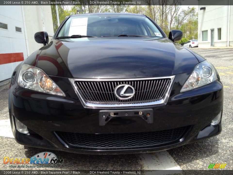 2008 Lexus IS 250 AWD Black Sapphire Pearl / Black Photo #2