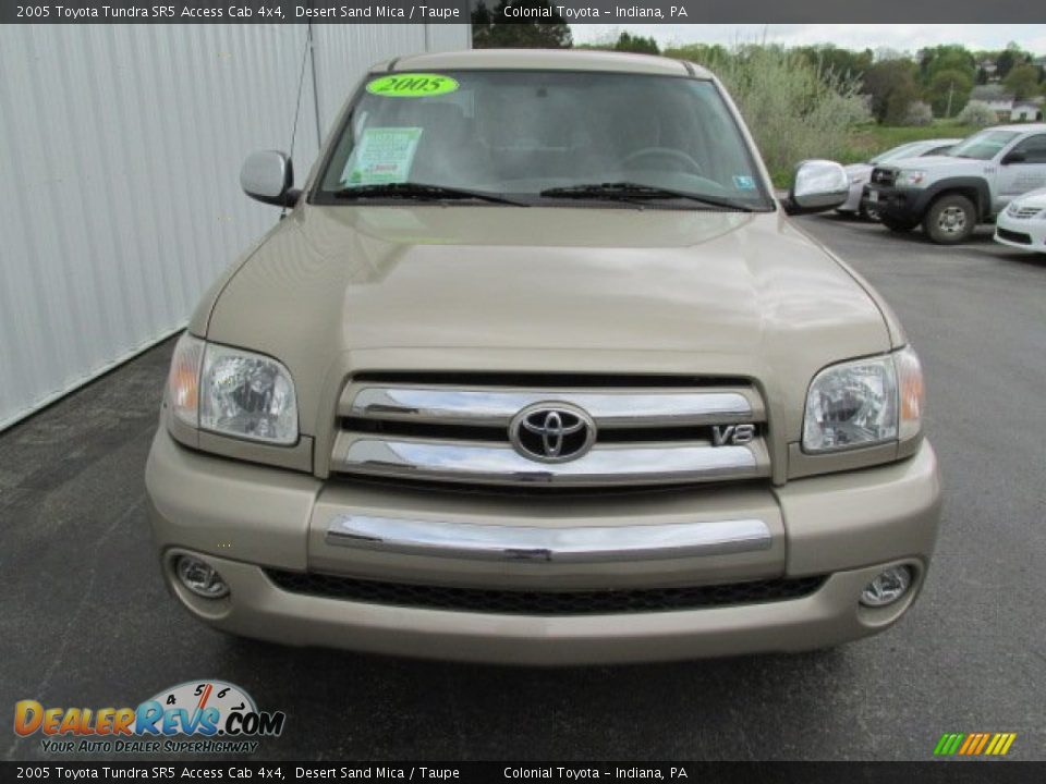 2005 Toyota Tundra SR5 Access Cab 4x4 Desert Sand Mica / Taupe Photo #5