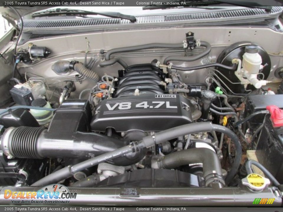 2005 Toyota Tundra SR5 Access Cab 4x4 Desert Sand Mica / Taupe Photo #10