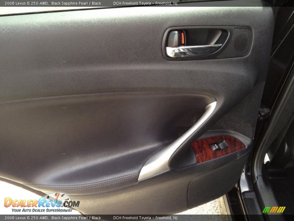 2008 Lexus IS 250 AWD Black Sapphire Pearl / Black Photo #9