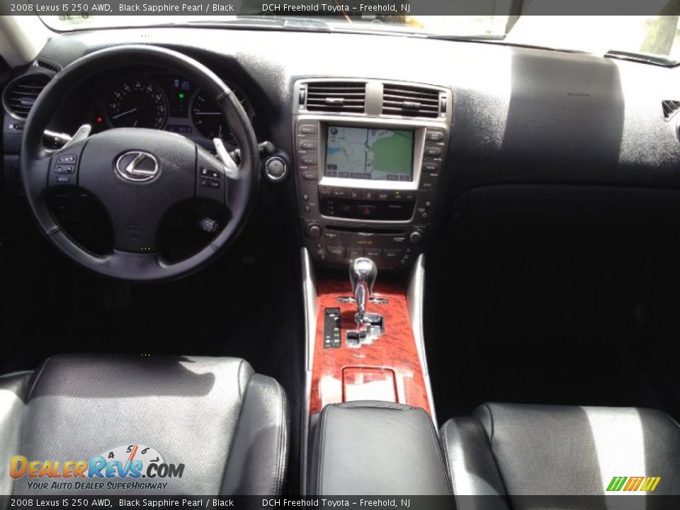 2008 Lexus IS 250 AWD Black Sapphire Pearl / Black Photo #12