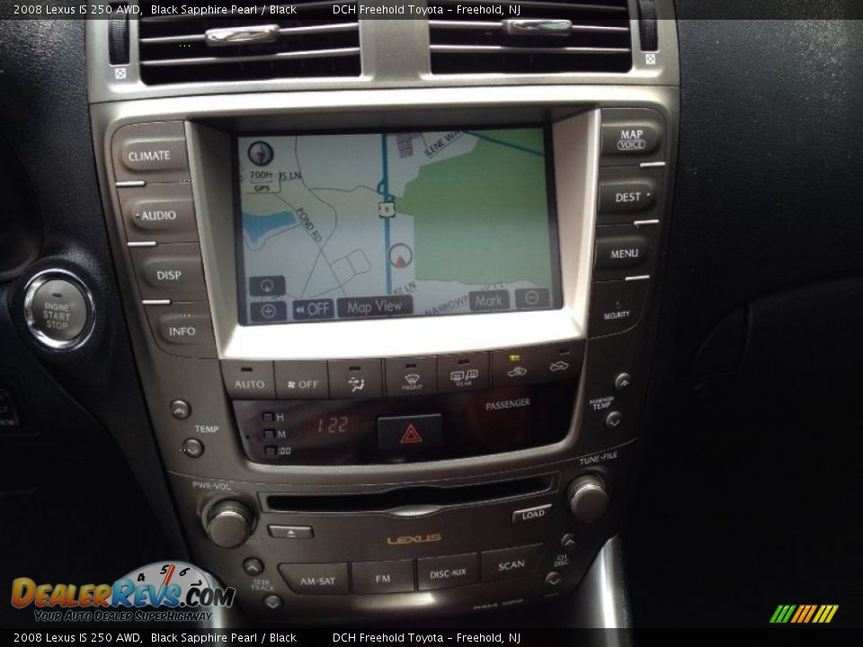 2008 Lexus IS 250 AWD Black Sapphire Pearl / Black Photo #20