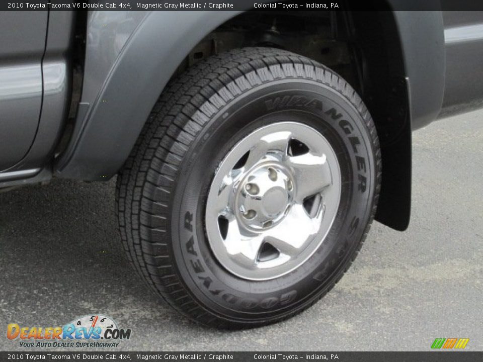 2010 Toyota Tacoma V6 Double Cab 4x4 Magnetic Gray Metallic / Graphite Photo #3