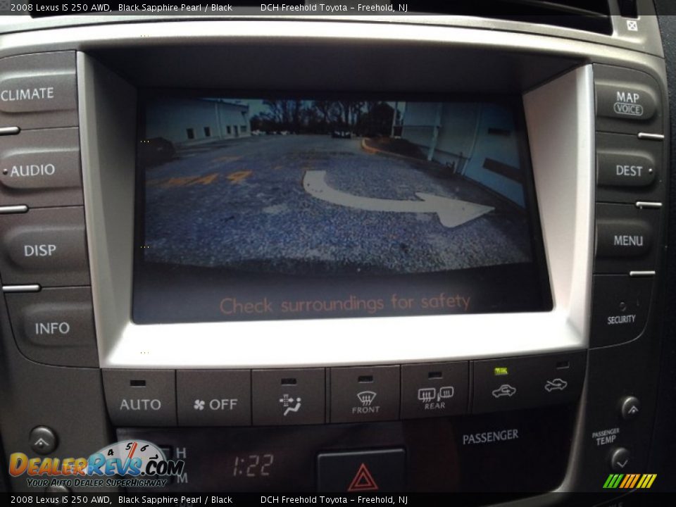 2008 Lexus IS 250 AWD Black Sapphire Pearl / Black Photo #21