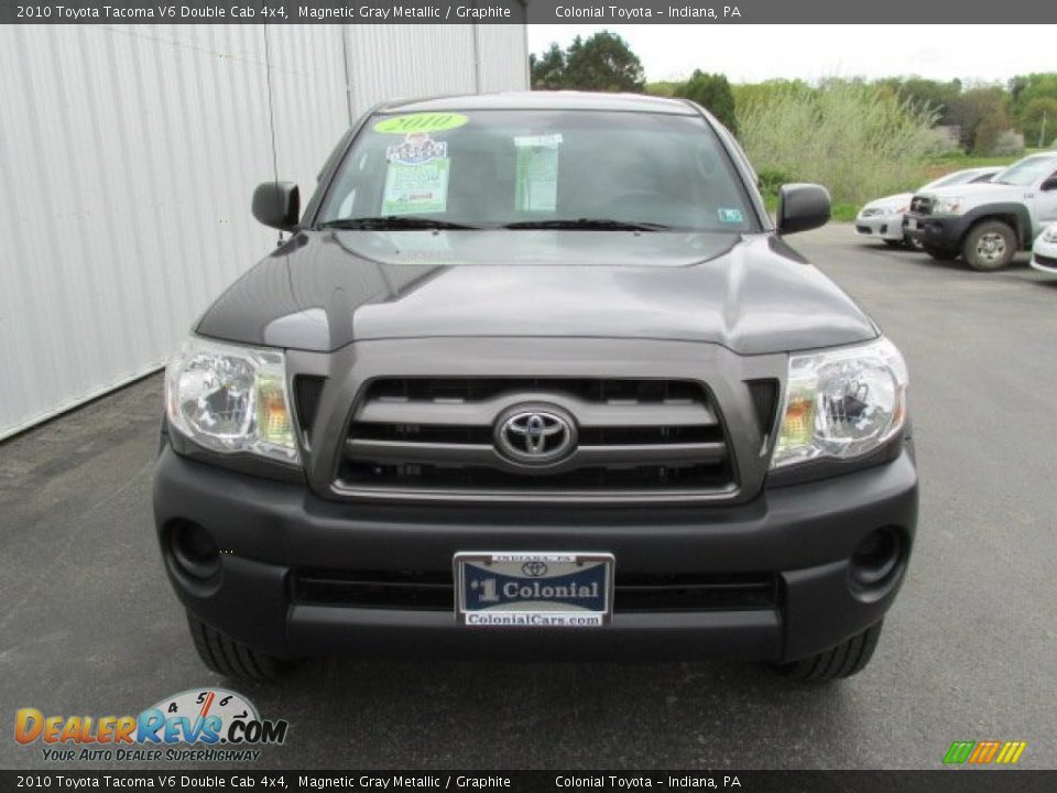 2010 Toyota Tacoma V6 Double Cab 4x4 Magnetic Gray Metallic / Graphite Photo #4