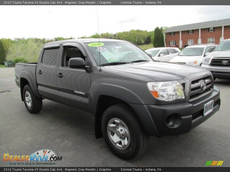 2010 Toyota Tacoma V6 Double Cab 4x4 Magnetic Gray Metallic / Graphite Photo #5