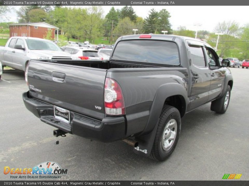 2010 Toyota Tacoma V6 Double Cab 4x4 Magnetic Gray Metallic / Graphite Photo #7