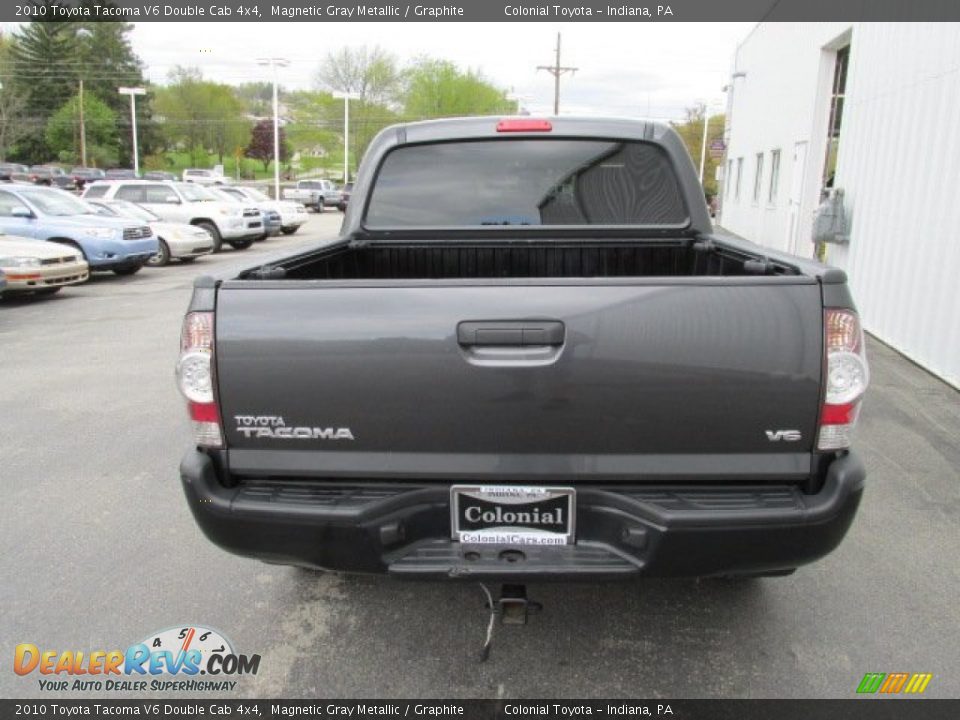 2010 Toyota Tacoma V6 Double Cab 4x4 Magnetic Gray Metallic / Graphite Photo #8