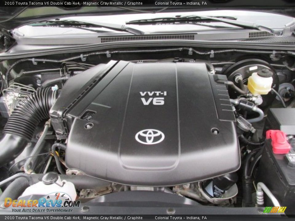 2010 Toyota Tacoma V6 Double Cab 4x4 Magnetic Gray Metallic / Graphite Photo #10