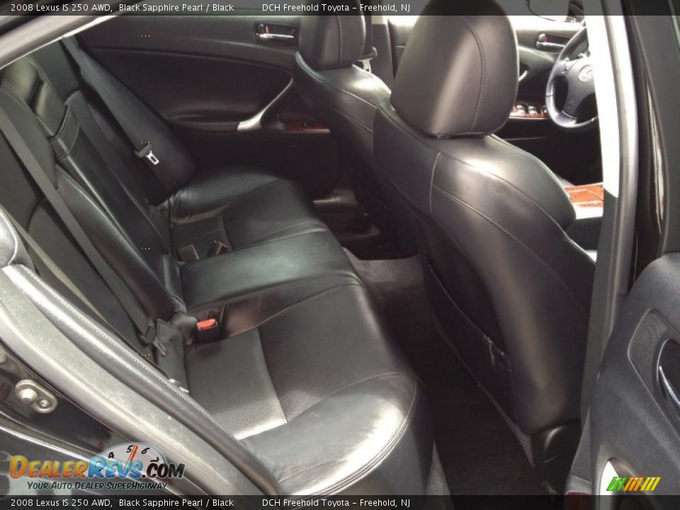 2008 Lexus IS 250 AWD Black Sapphire Pearl / Black Photo #27