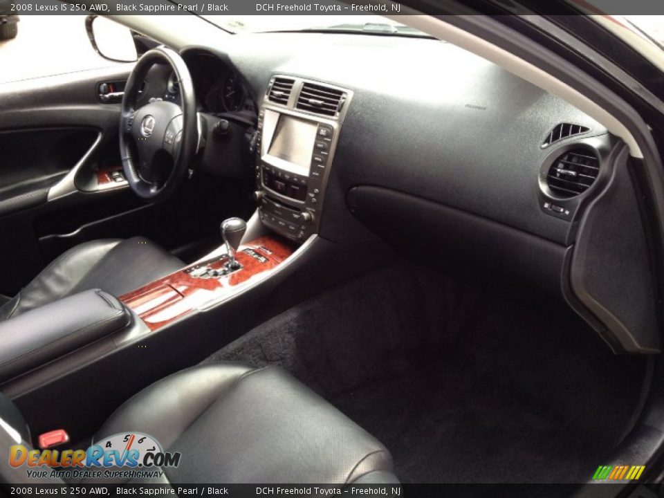 2008 Lexus IS 250 AWD Black Sapphire Pearl / Black Photo #28