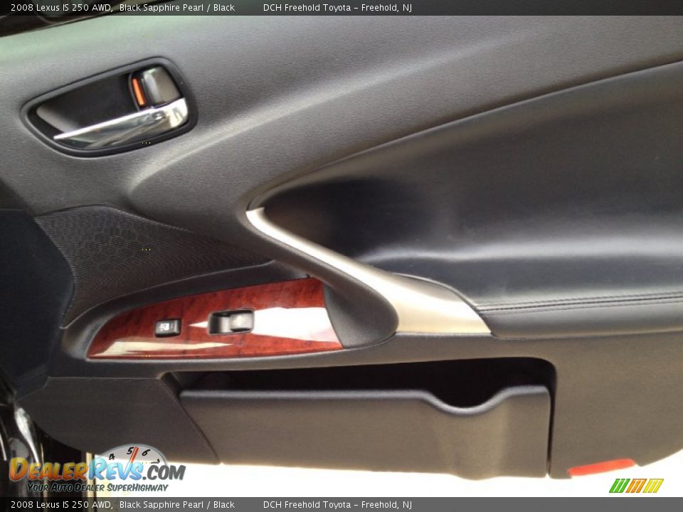 2008 Lexus IS 250 AWD Black Sapphire Pearl / Black Photo #30