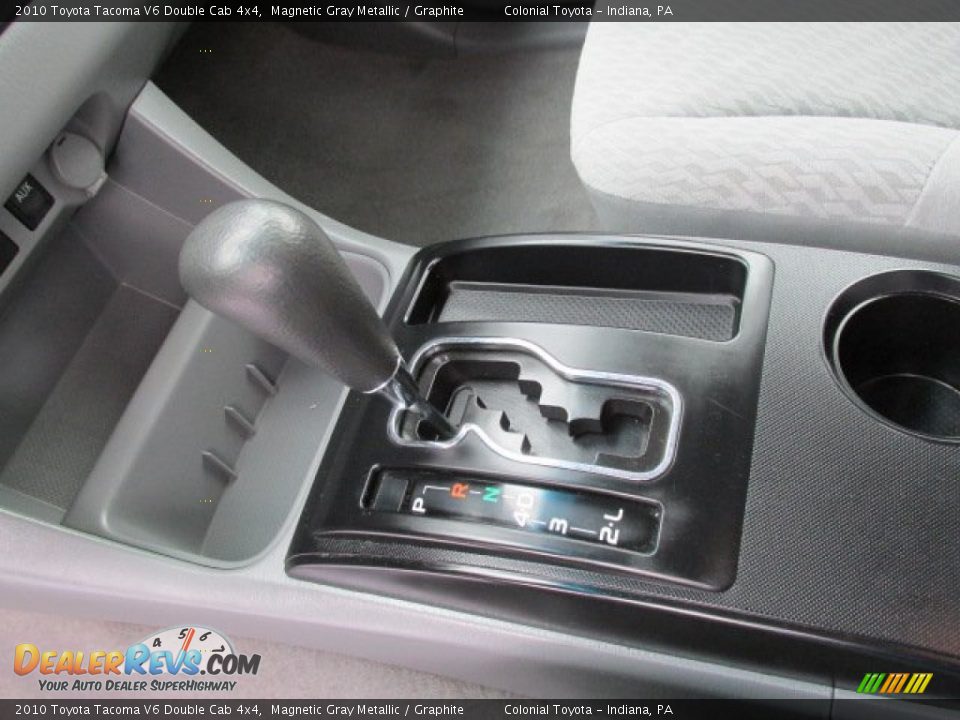 2010 Toyota Tacoma V6 Double Cab 4x4 Magnetic Gray Metallic / Graphite Photo #15