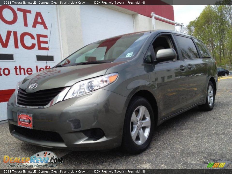 2011 Toyota Sienna LE Cypress Green Pearl / Light Gray Photo #1