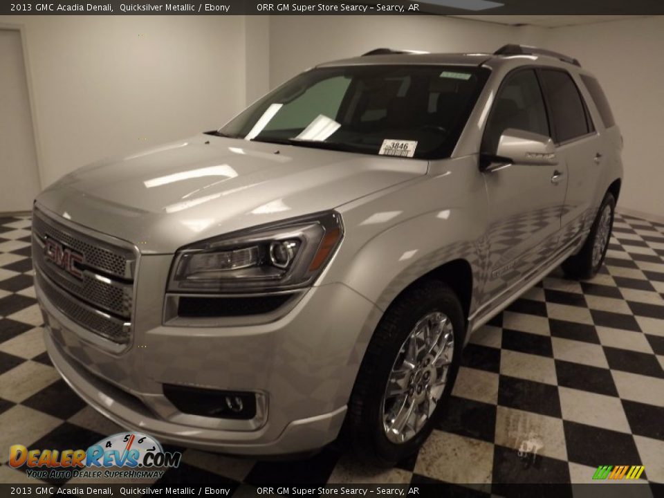 2013 GMC Acadia Denali Quicksilver Metallic / Ebony Photo #1