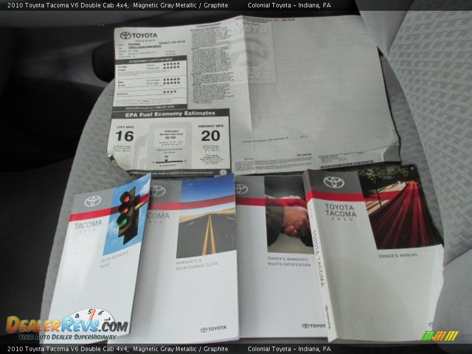 2010 Toyota Tacoma V6 Double Cab 4x4 Magnetic Gray Metallic / Graphite Photo #18