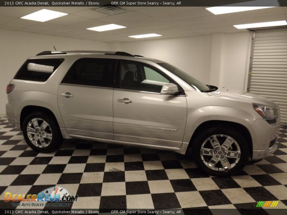2013 GMC Acadia Denali Quicksilver Metallic / Ebony Photo #4
