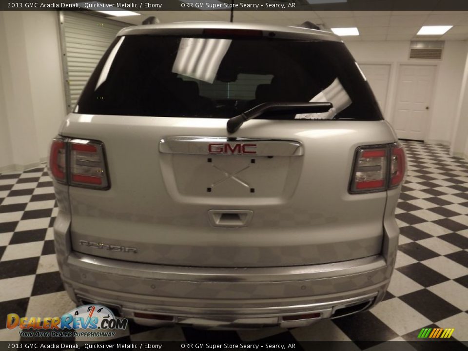 2013 GMC Acadia Denali Quicksilver Metallic / Ebony Photo #6