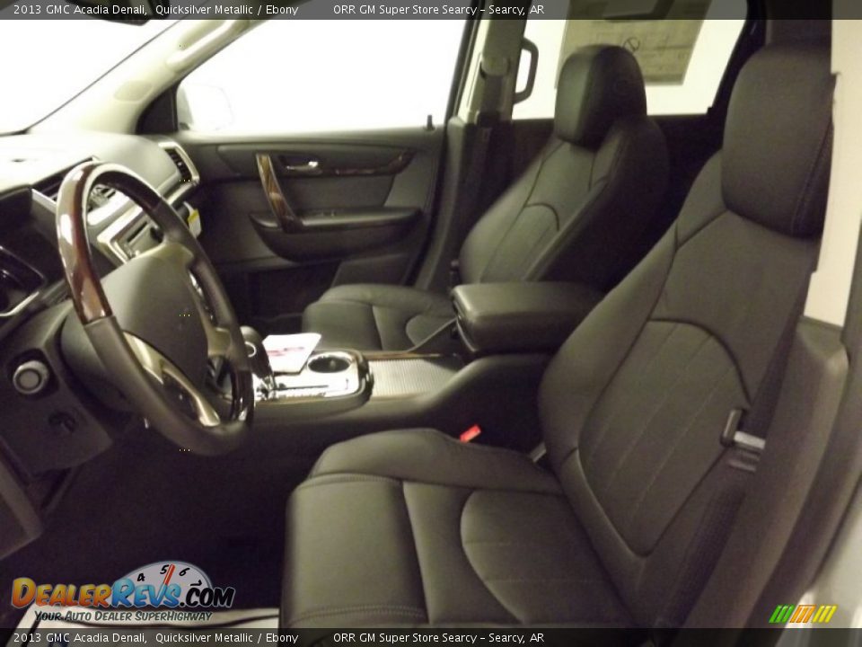 2013 GMC Acadia Denali Quicksilver Metallic / Ebony Photo #11