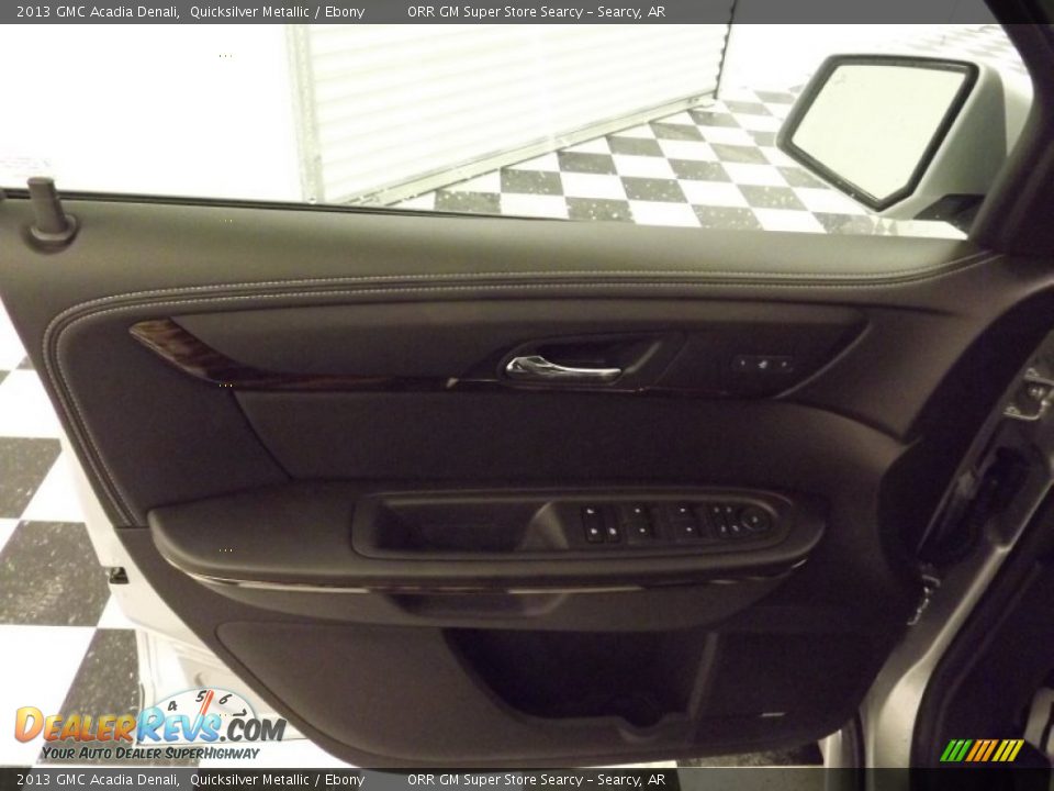 2013 GMC Acadia Denali Quicksilver Metallic / Ebony Photo #13