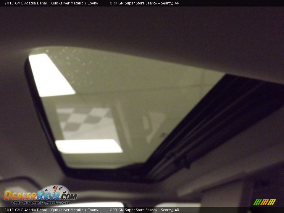 2013 GMC Acadia Denali Quicksilver Metallic / Ebony Photo #14