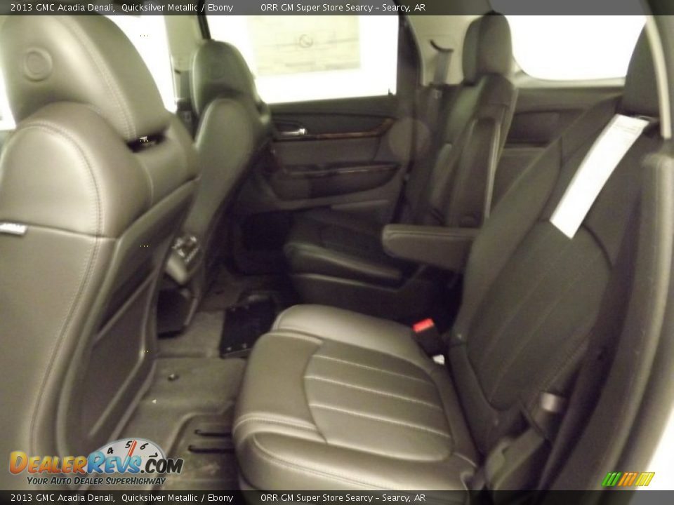 2013 GMC Acadia Denali Quicksilver Metallic / Ebony Photo #15