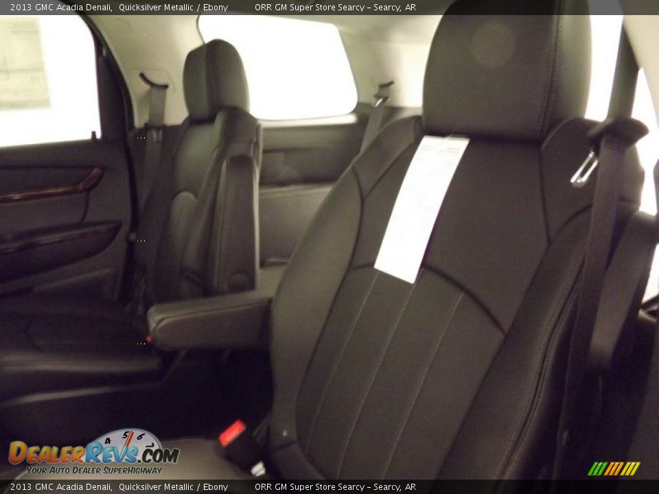 2013 GMC Acadia Denali Quicksilver Metallic / Ebony Photo #16