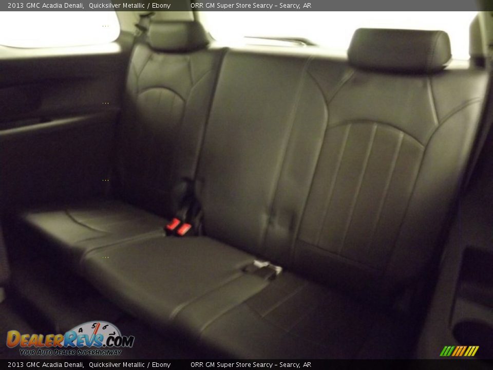 2013 GMC Acadia Denali Quicksilver Metallic / Ebony Photo #18
